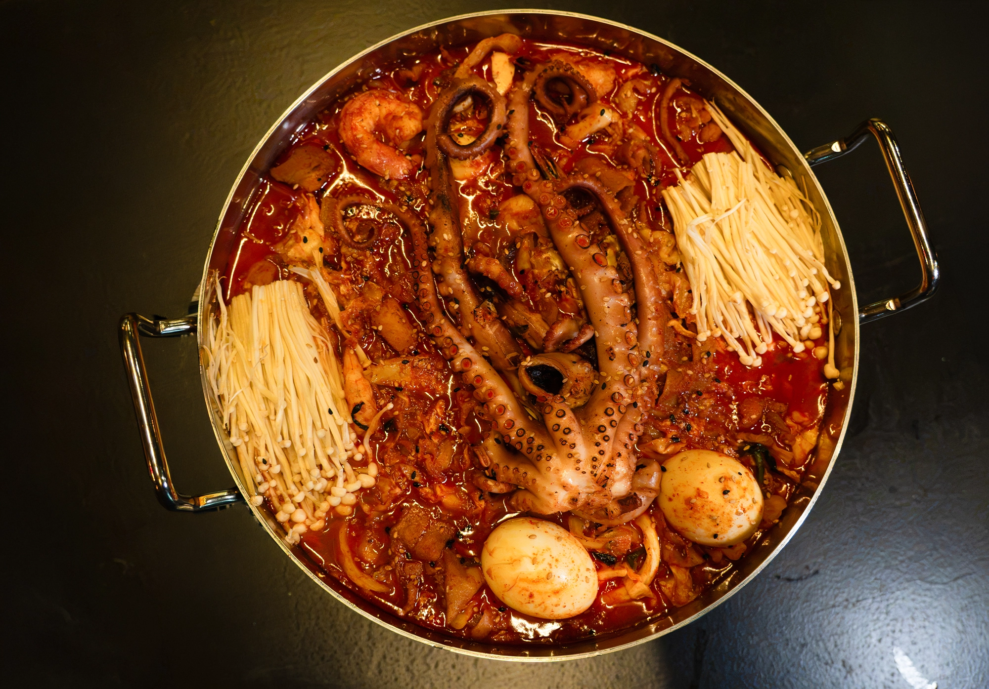 Seafood hotpot